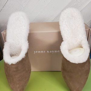 Jenni Kayne shearling lined mules NEW